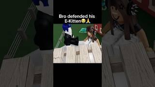 Never messing with bro again #roblox #memes #funny #robloxmemes #humor #shorts #viralvideo #egirl