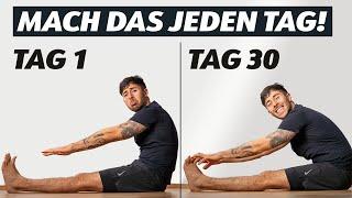 15 Minuten Dehnen für mehr Beweglichkeit - Mach das jeden Tag!