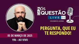 LIVE AGORA COMIGO - PERGUNTA QUE EU TE RESPONDO - 05/03/2025 | Marcos Lacerda, psicólogo