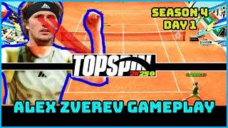 Alexander Zverev TopSpin 2K25 Online Gameplay | Season 4 | 2K Tour