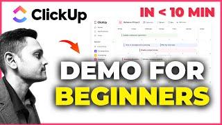 ClickUp Demo - Review and Tutorial For Beginners 2023 (FREE!) 