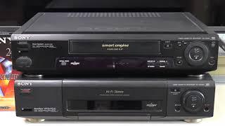 Sony SLV-E810EE - Hi-Fi-stereo video cassette recorder - демонстрация работы.