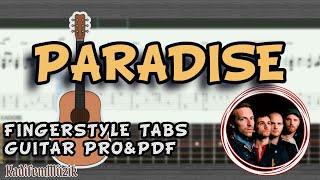 Coldplay-Paradise Easy Fingerstyle Guitar Tutorial Tabs