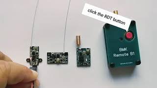 Binding BMK Remote DT  Rx and TX modules.
