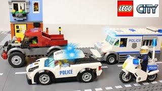 Lego city Police chase. LEGO Bank Robbery cartoon.  Мультик Лего ограбление и Полицейская погоня