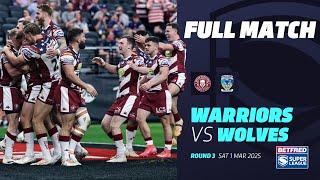 LAS VEGAS FULL MATCH | Wigan Warriors v Warrington Wolves | 2025 Betfred Super League