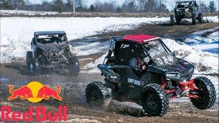 SXSBlog VS Pro Red Bull Athlete VS Dirt Dudes | Sous CRASHES Off Jump & Almost HITS new RZR Turbo S!