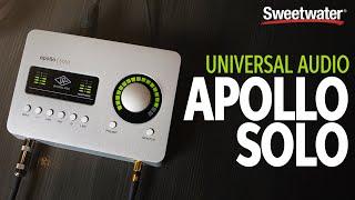 Universal Audio Apollo Solo Audio Interface Overview