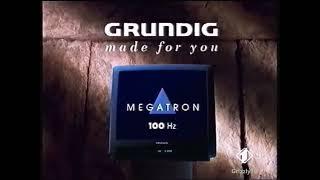 Televisore Grundig Megatron 100Hz (spot Italia1 del 31/05/1994)