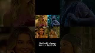 Madelyn Cline in each season of Outer Banks as Sarah Cameron #outerbanksnetflix #obx #outerbanks