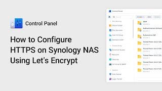 How to Configure HTTPS on Synology NAS Using Let's Encrypt | Synology