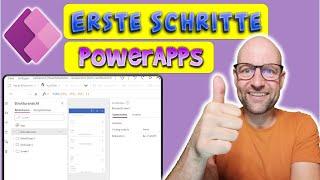 [ POWERAPPS ] [ ERSTE SCHRITTE ] Lerne wie man die erste eigene APP mit Excel Datenquelle erstellt.