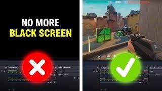 How to Fix OBS Black Screen Game Capture (2024)