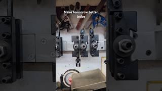 Spent a little time shop organizing - DIY Lathe Quick Change Tool Holder Rack