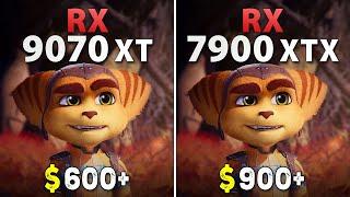 RX 9070 XT vs RX 7900 XTX  - Test in 15 Games | 4K, Rasterization & Ray Tracing