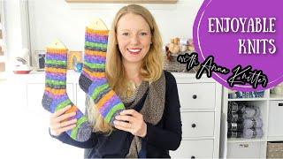 Anna Knitter Podcast Episode #122 - Enjoyable knits