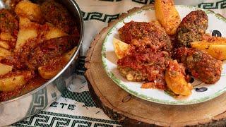 The Ultimate Greek Comfort Meal: Beeftekia me Patates