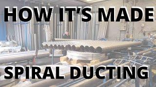 Spiral Duct Machine - Manufacturing Spiral Pipe