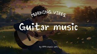 Morning Acoustic with Bird sounds | Peaceful Start Your Day With Soothing Guitar and Sunshine View️