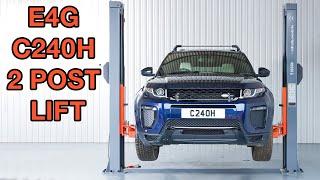 E4G C240H 2 Post Base Plate Lift. equipment4garages.com