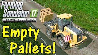 Let's Play FS17, Stappenbach #35: Empty Pallets!