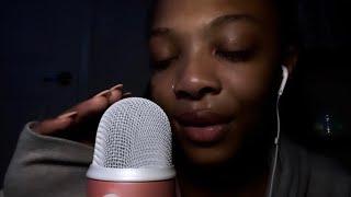 ASMR UP CLOSE whispering + positive affirmations/repeating positive phrases + personal attention