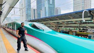 INDIAN traveling in Japan’s Fastest BULLET TRAIN FIRST CLASS | Hayabusa | 360 KMPH