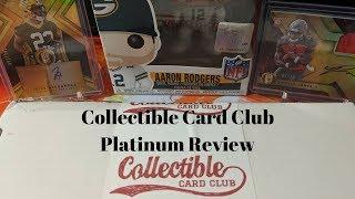 Collectible Card Club Platinum Level Football Review