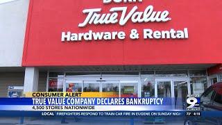 True Value Hardware files for bankruptcy