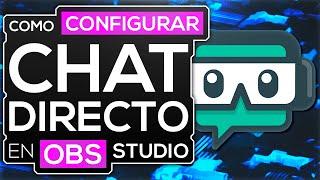 Como CONFIGURAR el CHAT de tu DIRECTO en OBS STUDIO | [Twitch/Facebook/Youtube]