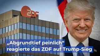 „Abgrundtief peinlich“ reagierte das ZDF auf Trump-Sieg