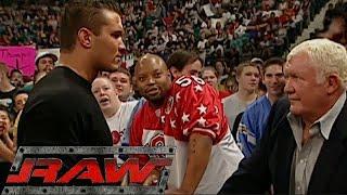 Randy Orton Confronts Harley Race (Spits on his Face) RAW Apr 26,2004