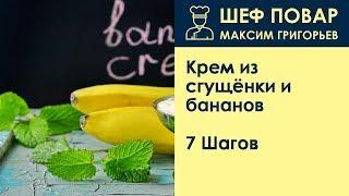 Крем из сгущёнки и бананов . Рецепт от шеф повара Максима Григорьева