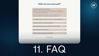 11. Advanced Webflow development tutorial: the FAQ section