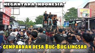 Padat penonton megantara indonesia gemparkan warga bug-bug lingsar