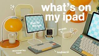 budget ipad setup  unboxing new accessories + what’s on my iPad Air 4