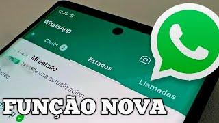 NOVA ATUALIZAÇÃO do WHATSAPP 2025! Função nova no Aplicativo