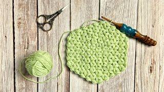 Jasmine Stitch Worked in the Round