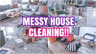 MESSY HOUSE CLEANING | EXTREME CLEANING MOTIVATION 2024 | SPEED CLEANING