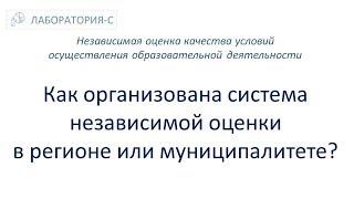 Как организована независимая оценка в регионе? НОКО. Независимая оценка качества образования.