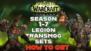 How to get Legion PVP Transmog sets Season 1-7 in Dragon Flight!. World of Warcraft