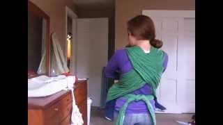 Front Carry in a Mei Tai with Wrap-Style Straps
