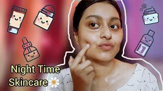 My 7 Step non-sponsored Night Time Skincare Routine|| With Ibeauty, Kbeauty & Jbeauty Products||