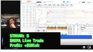 Trading Live: January 7 - shorting $HEPA