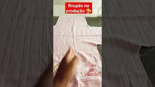 Produção de roupão infantil  !