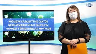 Коомдук саламаттык сактоо башкармалыгынын башчысы өлкөдөгү эпидкырдаал жөнүндө