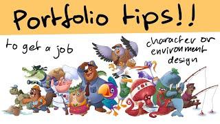 Portfolio tips for artist!