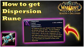 How to get Dispersion Rune [WoW SoD]