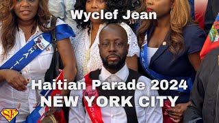 Wyclef Jean at Haitian Parade in New York 2024