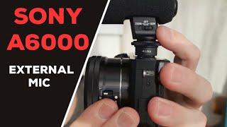 External mic for Sony a6000 | Sony ECM-GZ1M